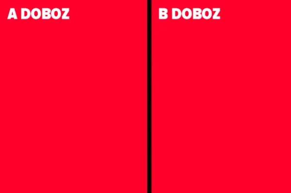 Melyik piros doboz a nagyobb?