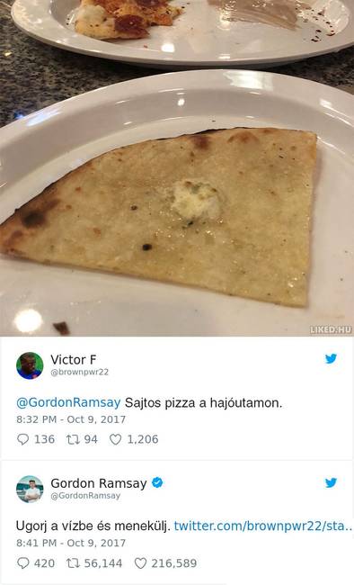 16 személy, aki jó ötletnek tartotta beküldeni a főztjét Gordon Ramsay Twitter oldalára