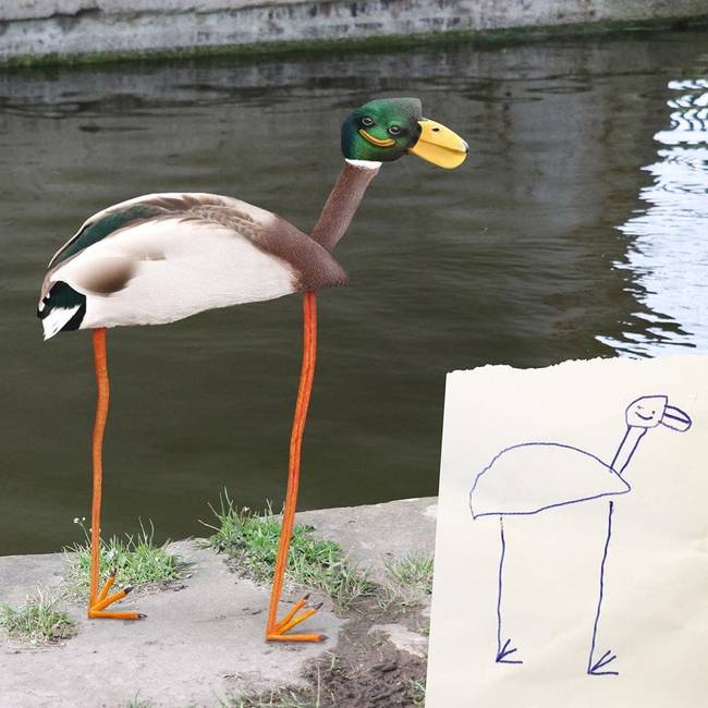 Miért van egyszerre két szája ennek a kacsának?