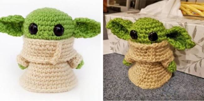 Bébi Yoda életre kelt.