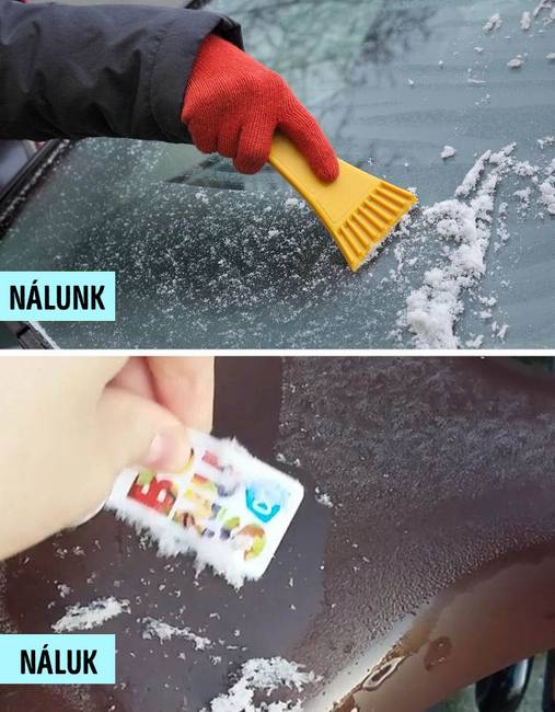 Amíg mi egy fagyos reggelen az autóink ablakairól kapargatjuk a jeget, addig a hollandok a kerékpárjaik üléséről.