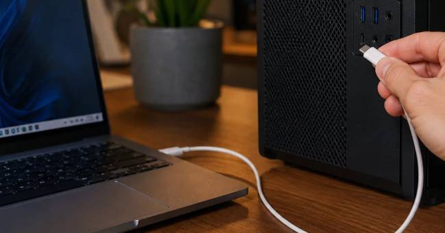 Mi történik pontosan, ha megpróbálsz két számítógépet USB-n keresztül csatlakoztatni?
