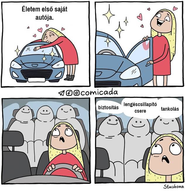 Az első saját autó, és ami mögötte van.