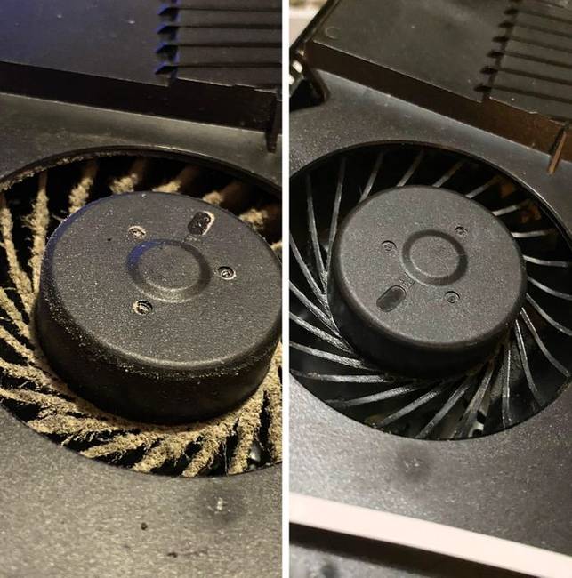 „A barátnőm úgy döntött, hogy 6 év használat után megtisztítja a PS4-ét. Korábban furcsa hangokat adott ki, de most csendben dolgozik."