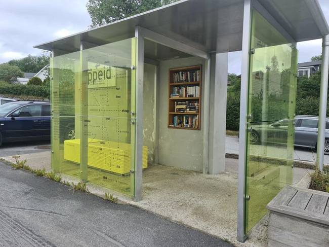 Norvégiában könyvet olvashatsz, miközben a buszra vársz.