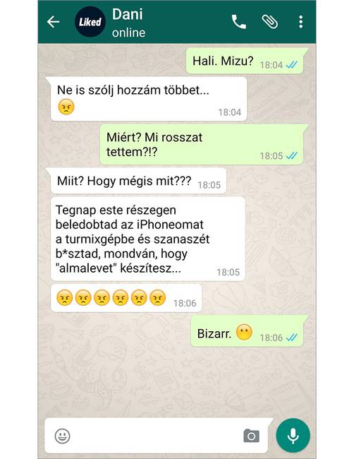 Az alkohol rossz tanácsadó.