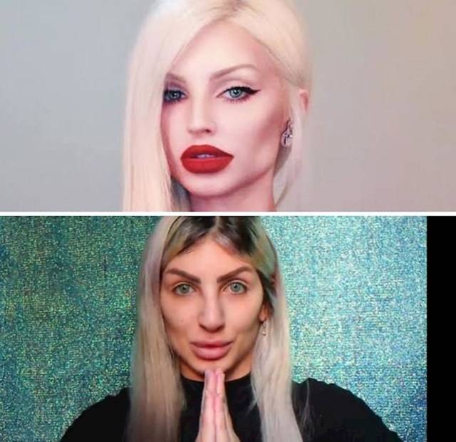 Instagramon vs. videóban.