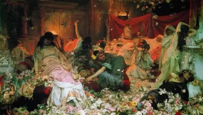 P. A. Svedomsky, "Virágokba temetés".