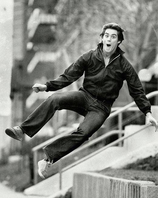 A 19 éves Jim Carrey, 1981-ben.