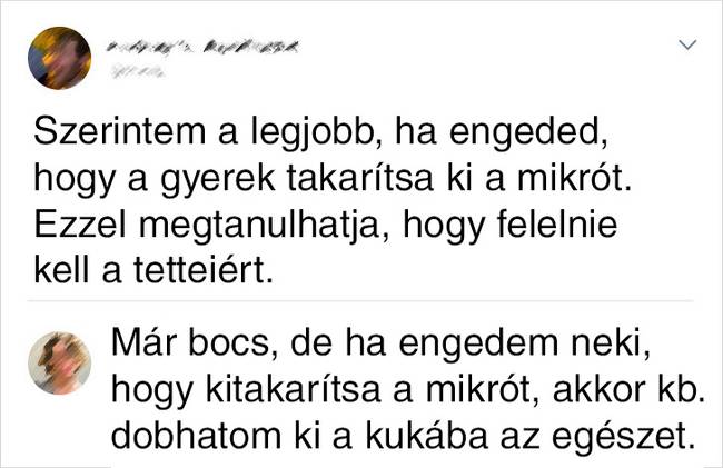 „A fiam ma megmikrózta a kutya pulykáját, ami felrobbant és összekoszolta a mikrót, én pedig az interneten kértem segítséget, hogy vajon mivel tisztíthatnám ki."
