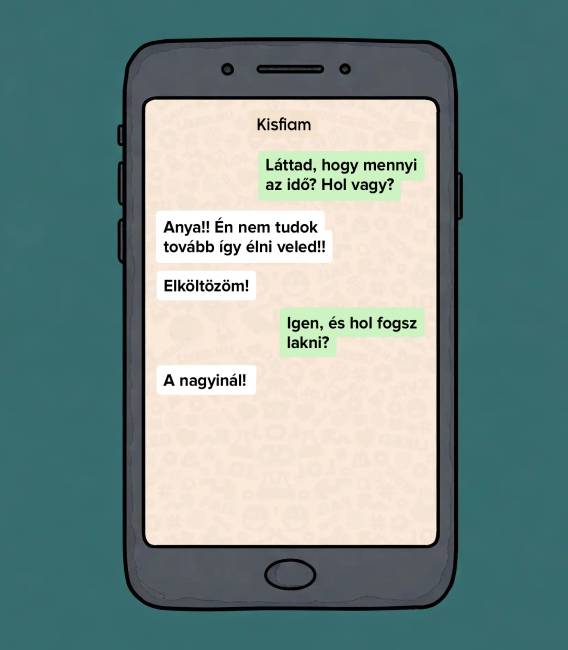 7 vicces üzenetváltás, amiben egy tinédzser el akar költözni otthonról és függetlenné válni
