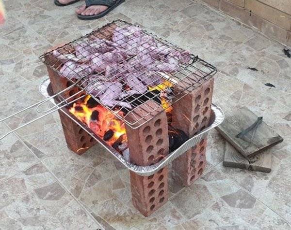 „A nővérem készítette ezt a grillt."