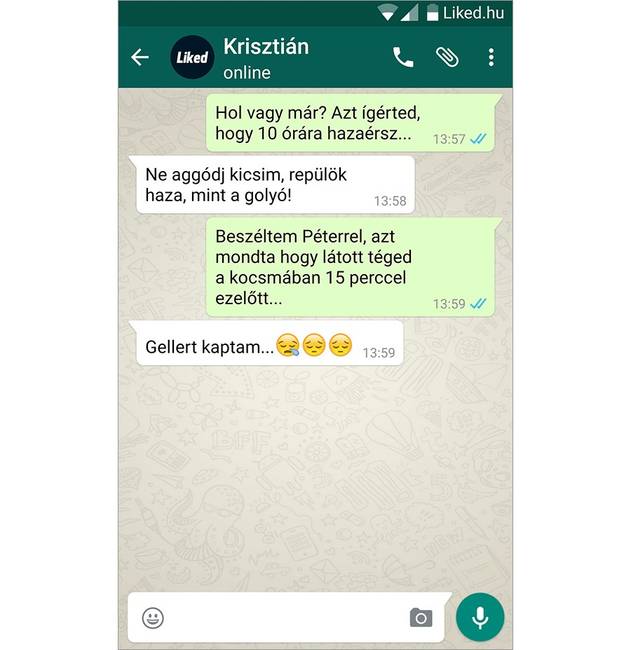 Sallert fogsz te kapni, csak érjél haza… :D