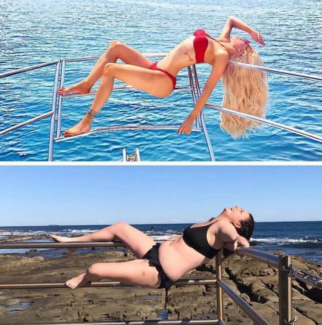 Az ausztrál színésznő tovább parodizálja az Instagram-celebek képeit, de még mindig imádjuk