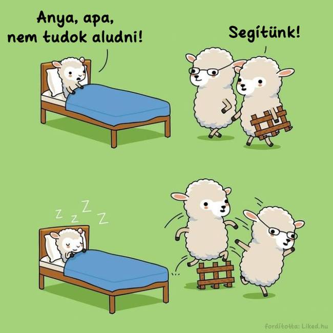 Anya és apa mindig ott van, hogy segítsen.