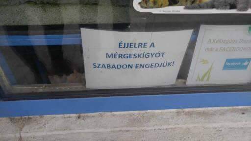 Amikor a riasztó ténye már önmagában kevés.