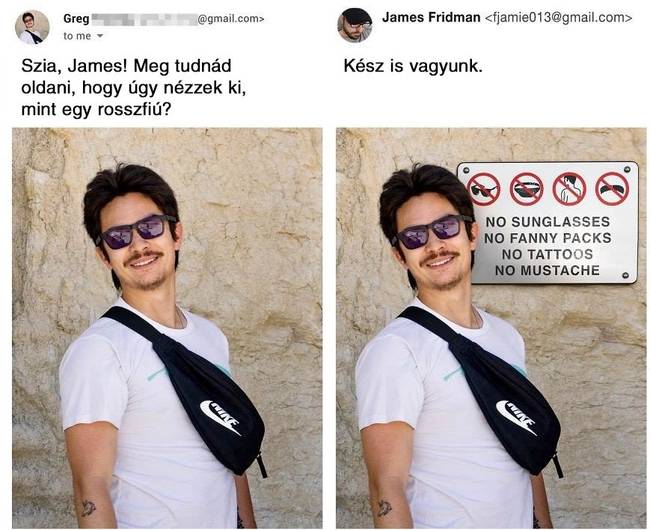 Egy igazi rosszfiú.