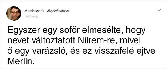 Sofőr egy varázsló