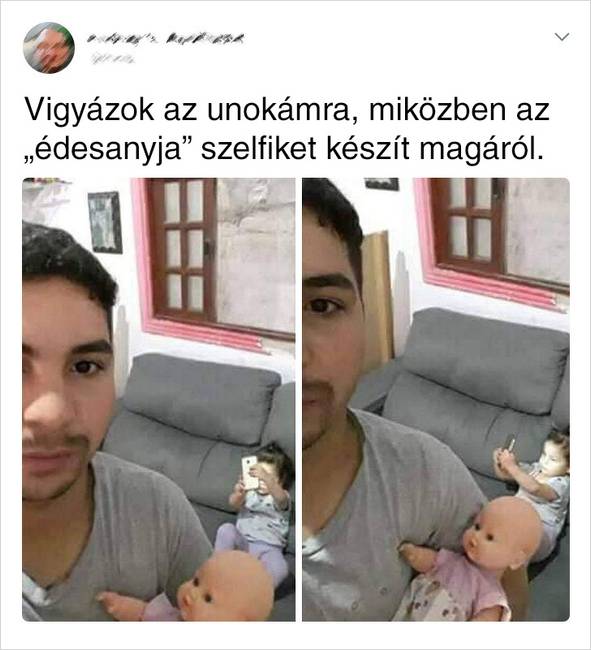 Jó anya lesz belőle.