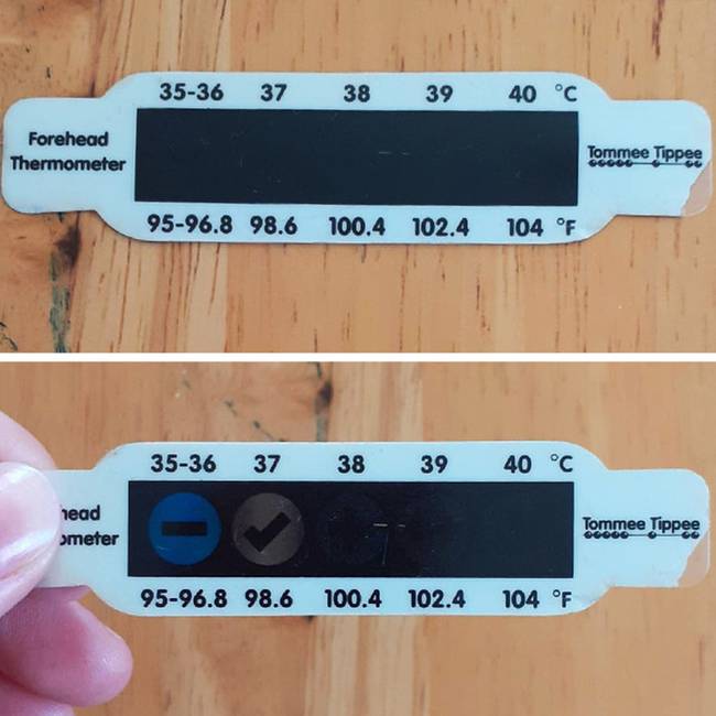 „Találtam egy gyerekeknek készült régi hőmérőt és még mindig működik!"