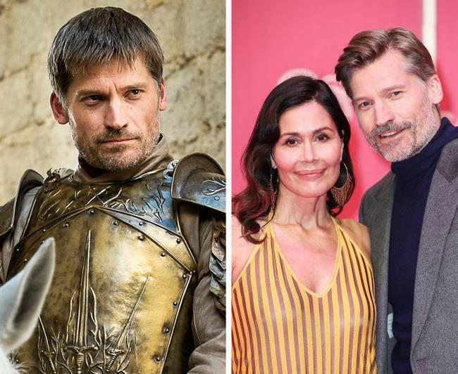 Nikolaj Coster-Waldau (Jaime Lannister) és felesége, a színésznő Nukaaka Coster-Waldau.