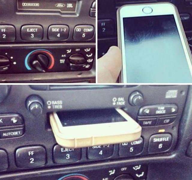 „Az öcsém nagyon ideges volt, mert az autóm "iPhone-dokkolója" nem olvasta be a telefonját és összekarcolta a képernyőjét."