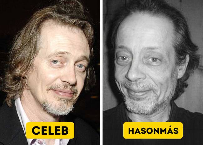Neem, ez nem két fotó Steve Buscemi-ról.