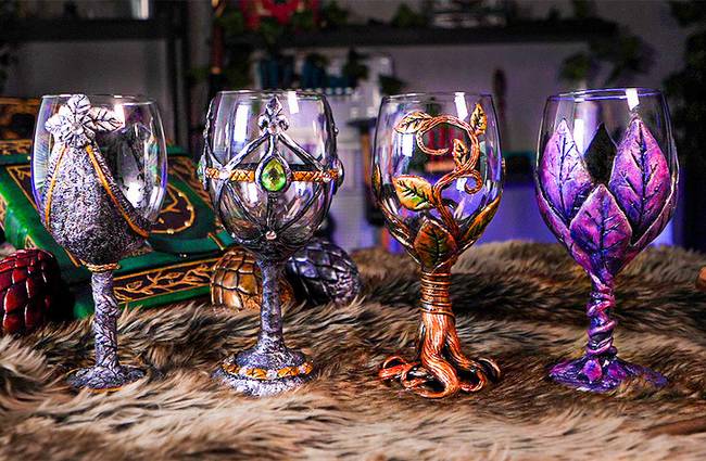 „A közönséges borospoharakat műalkotásokká alakítottuk, és nagyon könnyű volt!"