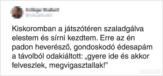 Az édesapák gondoskodása eltér az édesanyákétól.