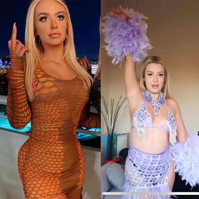 Ugyanaz a lány az Instagram fotóján és az egyik YouTube videójában.