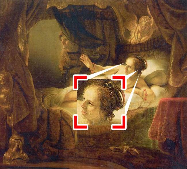 Rembrandt ''Danaë'' arca