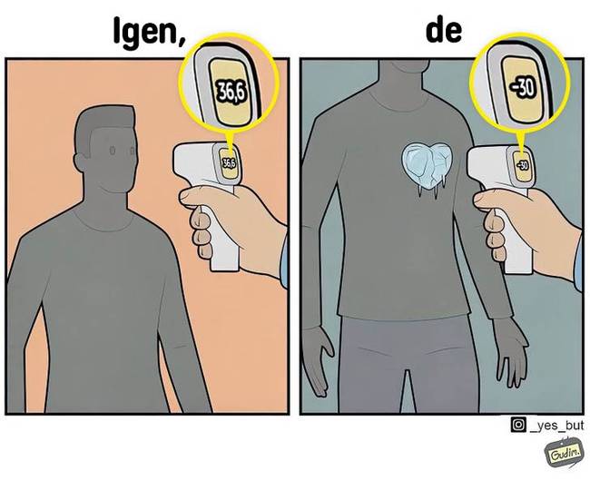 Egy művész képregényeket rajzol, melyekkel találóan bizonyítja, hogy mindennek van egy árny oldala
