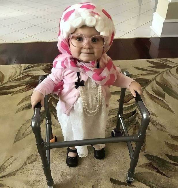 Határozottan esélyes a minden idők legjobb halloweeni jelmeze díjra.