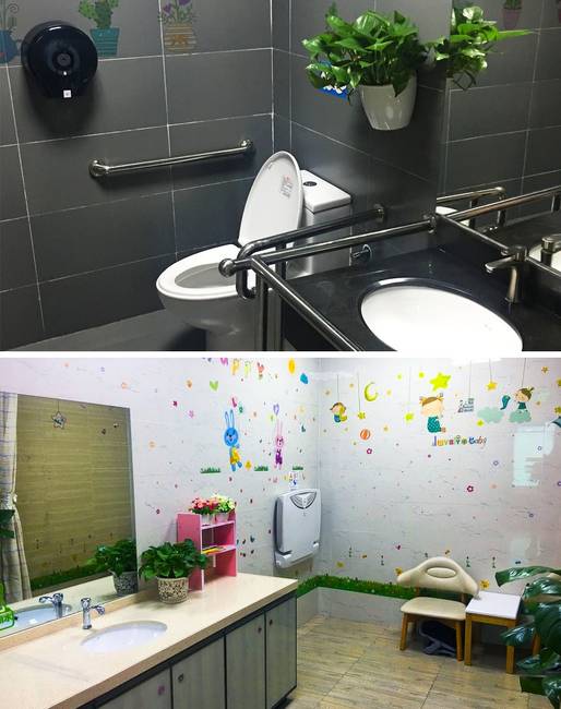 Minden frekventált városrész jól kiépített, modern nyilvános WC-kkel rendelkezik, ami alól a metróállomások sem jelentenek kivételt. Minden ilyen helyen ráadásul külön mosdó várja a mozgássérülteket és külön mosdó a gyermekeket.