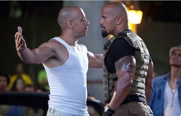 Dwayne Johnson és Vin Diesel