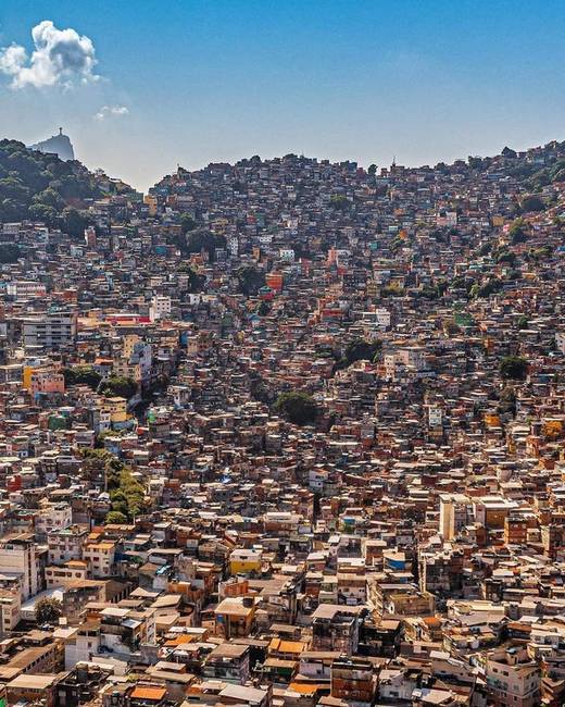 Rocinha - brazília legnagyobb favelája.