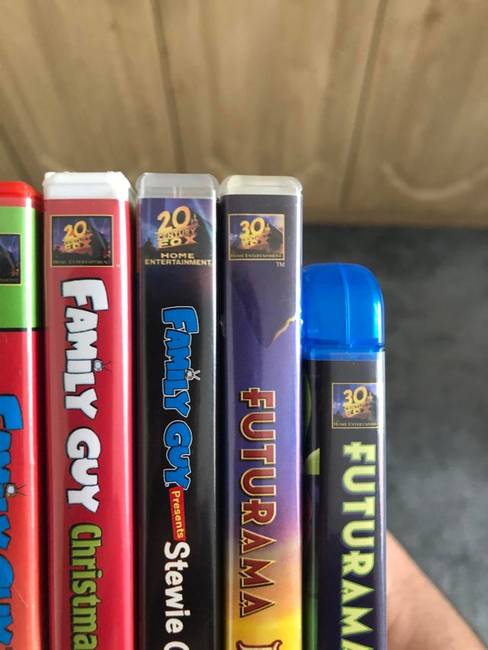 „A Futurama című rajzfilmsorozat DVD-jén 30th Century Fox olvasható a 20 helyett.’’