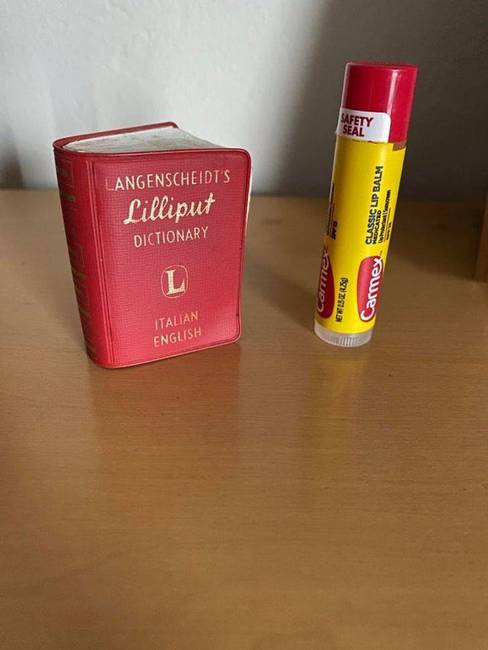 Valószínűleg minden idők legkisebb zsebszótára.