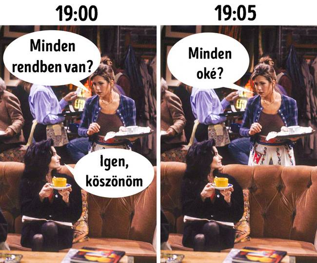 A pincérek folyamatosan kérdezgetik, hogy minden rendben van-e.