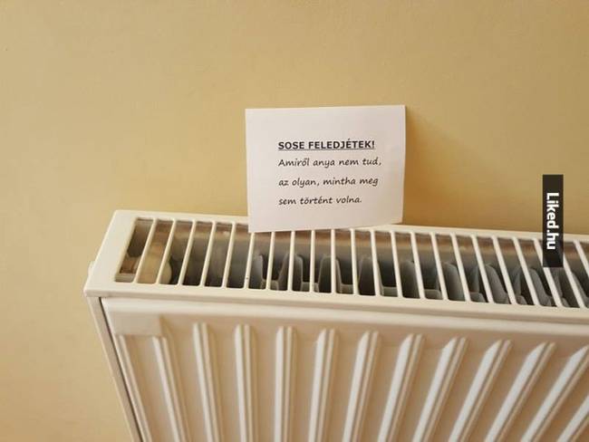 „Ezt találtam ma a gyerekek szobájában...”
