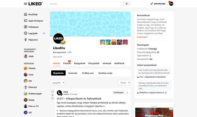 v2.0 – éjszakai mód és egyéb fejlesztések