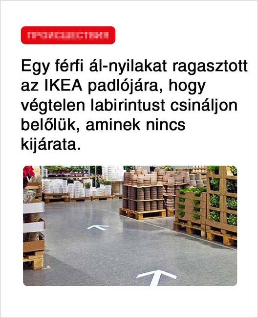 Valaki nagyon unatkozhatott, amíg a felesége nézelődött.