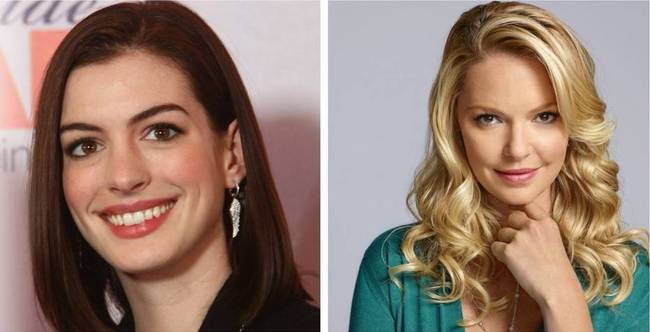 Anne Hathaway – Katherine Heigl