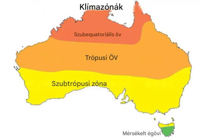 Miért él Ausztrália szinte teljes lakossága a keleti parton, míg a középső, északi, déli és nyugati területeken kb. senki?