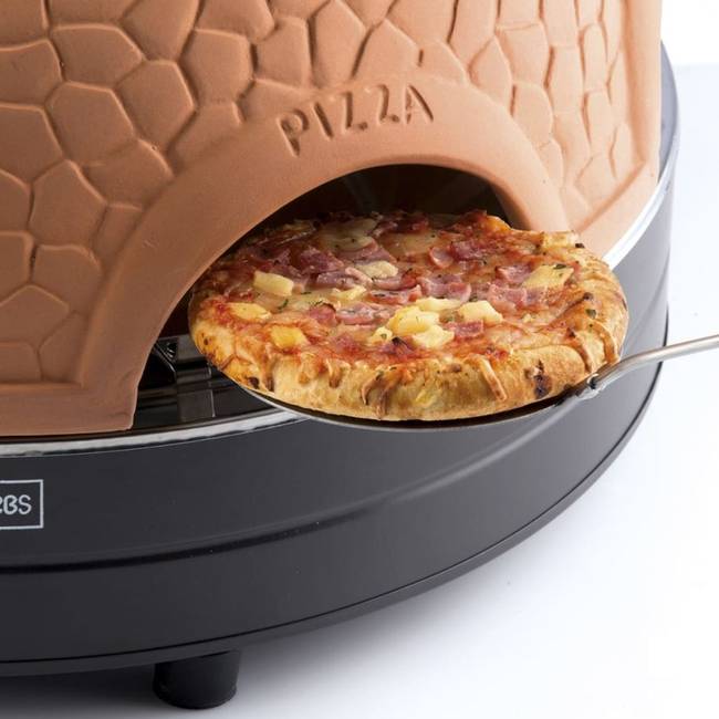 Elektromos pizzasütő kemence.
