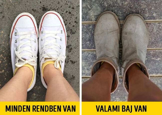 Rendetlenül néz ki, és nem öltözködik az időjárásnak megfelelően.