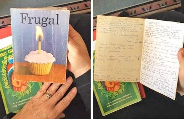 „A feleségem és a nagymamája pénzt spórolnak a születésnapi üdvözlőkártyákon, és mindig ugyanazt küldik egymásnak, újabb és újabb jókívánságokkal kiegészítve."