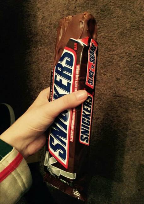 Egy ilyen Snickers-szel megölhetsz valakit.