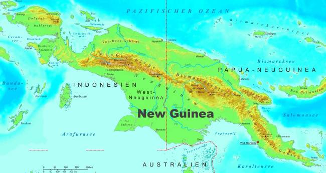 Miért olyan furcsa az Indonézia és Pápua Új-Guinea közötti határ?