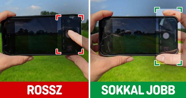 Győződj meg róla, hogy fotózás közben a készülék stabil.